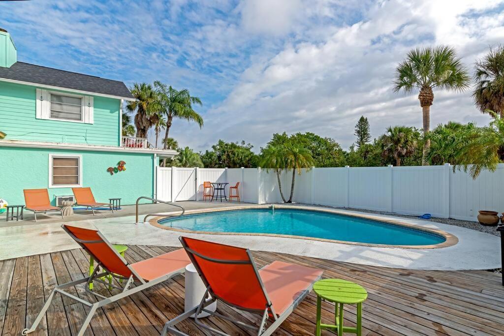 Walk To The Beach - Island Villa Siesta Key Buitenkant foto