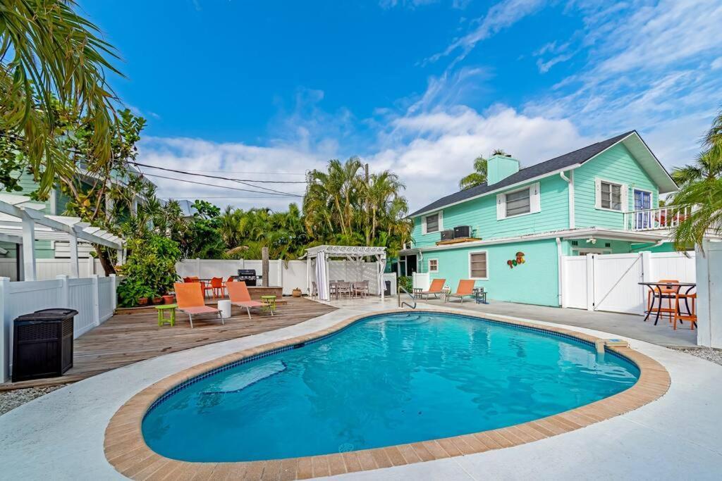 Walk To The Beach - Island Villa Siesta Key Buitenkant foto
